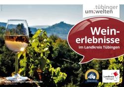 Weinerlebnisbroschüre des Landkreises Tübingen